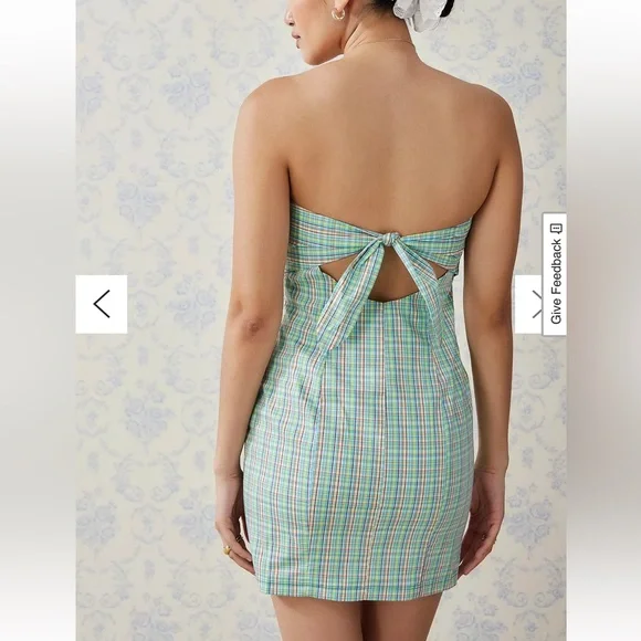Urban outfitters Kimchi Blue Summer Strapless Mini Dress - Picture 2 of 5